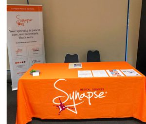 Synapse table at RACS event